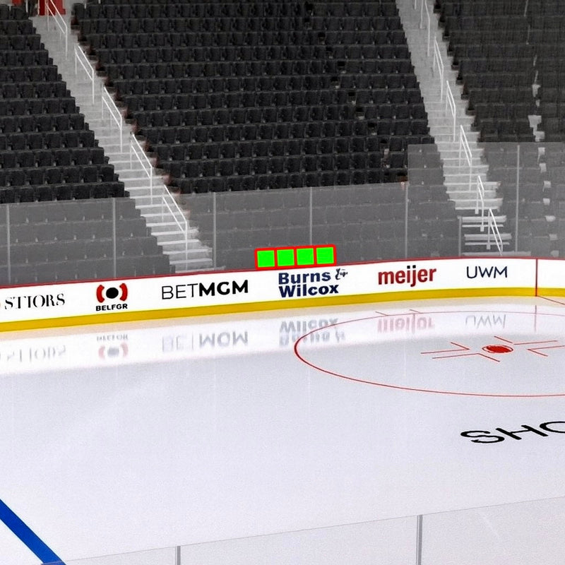 Section 125 Row 1 - On the Glass