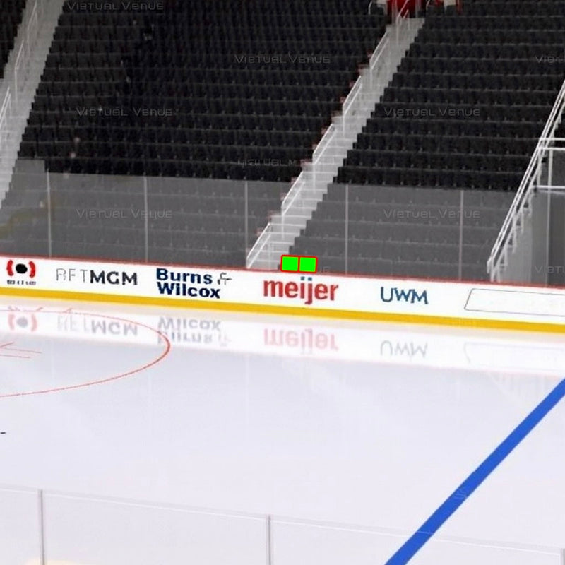 Section 120 Row 1 - On the Glass