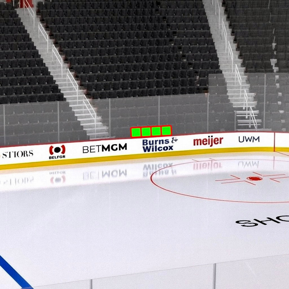 Section 125 Row 1 - On the Glass